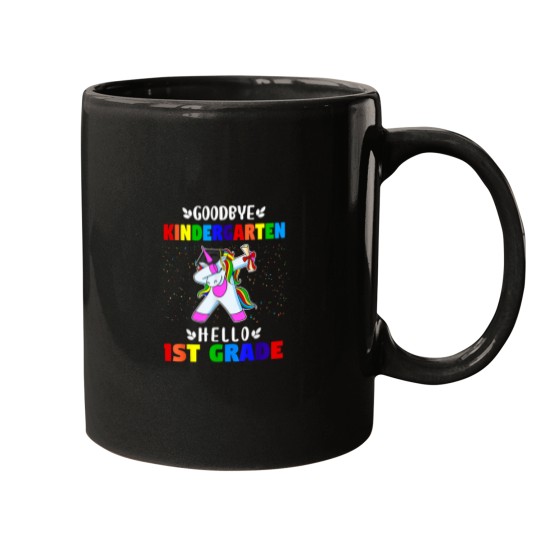Discover Goodbye Kindergarten Hello 1st grade Kindergarten Graduation 1996 Mugs