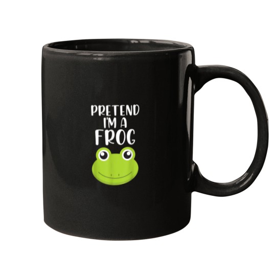 Discover Pretend Im A Frog Head Low Budget Halloween Costume Mugs