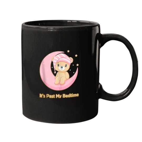 Discover Its Past My Bedtime Cute Bear Sleeping Women Men Baby Mugs