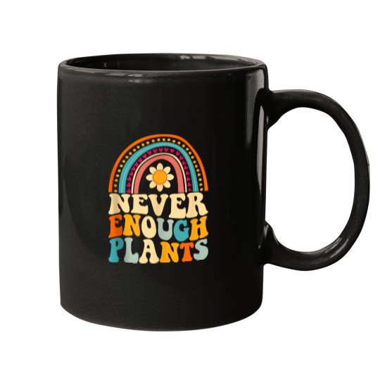 Discover Never Enough Plants Rainbow Plant Lover Gardener Gardening Mugs