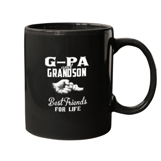 Discover GPa And Grandson Best Friends for Life Grandpa Gift Men 7655 Mugs