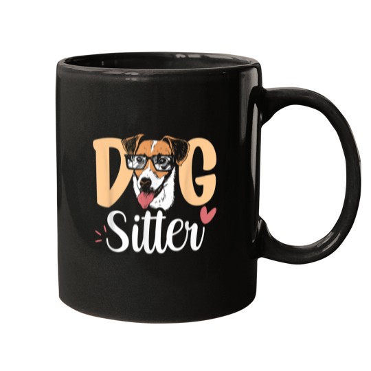 Discover Dog Sitter Puppy Dogs Dog Sitting Job Mugs