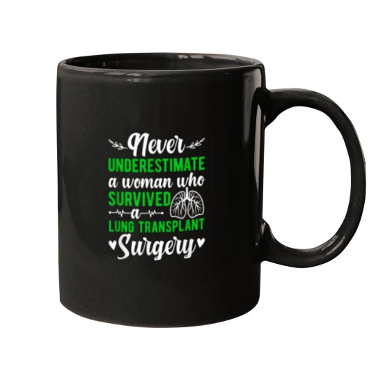 Discover Lung Transplant Survivor Woman Lung Transplant Recovery Mugs
