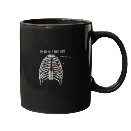 Discover Way to a Man's Heart - 5th Intercostal Space Nurse Gift Mugs