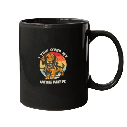 Discover I Trip Over My Wiener Cute Dachshund Dog Funny Wiener Dog Mugs