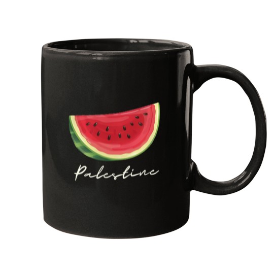 Discover Palestine Watermelon Mugs, Palestine Flag Mugs