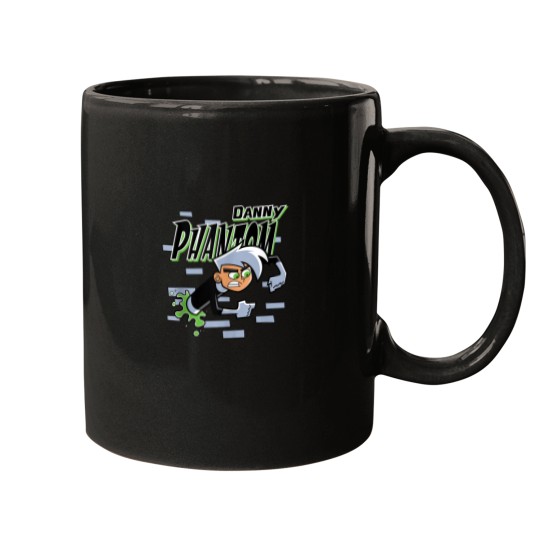 Discover Danny Phantom Coming Through Brick Wall 3168 Mugs