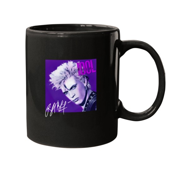 Discover Billy Idol Mugs Billy Idol Whiplash Smile Song Cotton Mugs Men Women