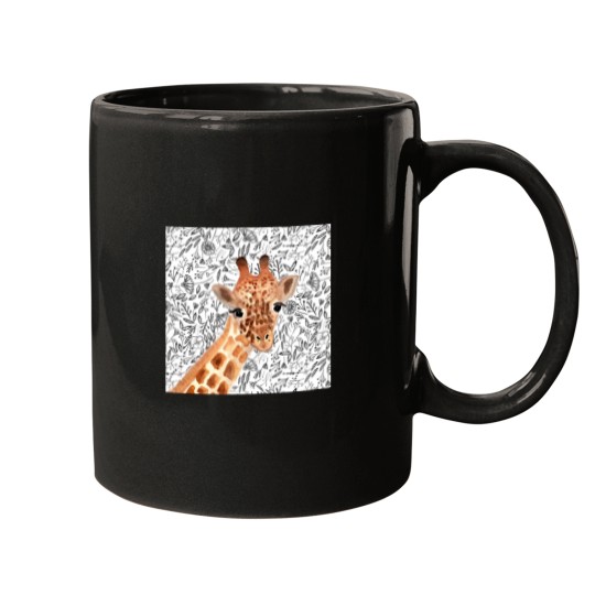 Discover Watercolor Giraffe Throw Pillow Mugs