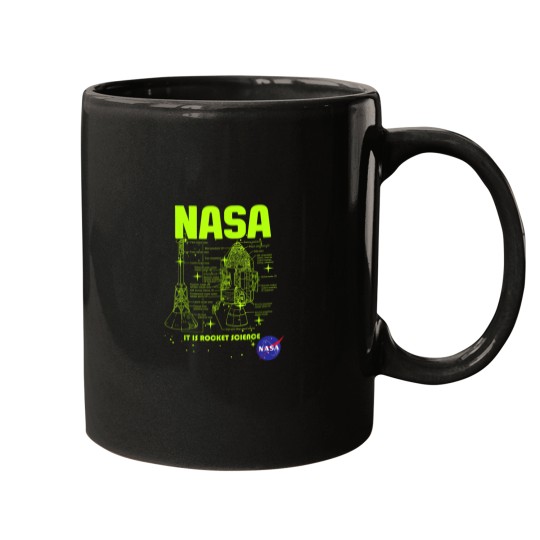 Discover NASA Module Schematics Mugs