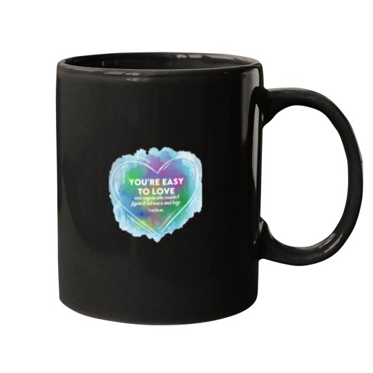 Discover You're easy to love quote from Jawbone, Fantasy High Mugs