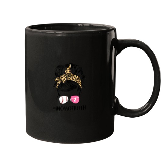 Discover Momlife Baseball Gymnastic Mom Of Both Bun Hair Sunglasses Mugs