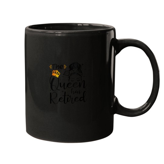 Discover The Queen Has Retired Funny Retired Women Retirement Mugs