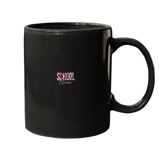 Discover School Nurse Tie Dye Back To School women appreciation Mugs