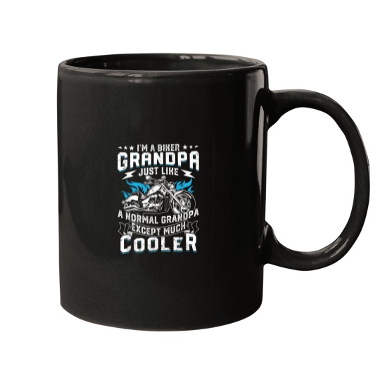 Discover Cool grandpa motorcycle gift idea Mugs