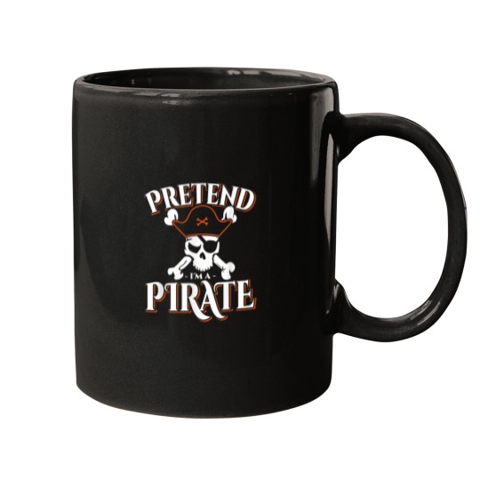 Discover Pretend Im A Pirate Costume Funny Halloween Party Mugs