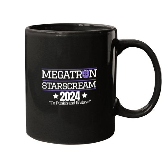 Discover Megatron Starscream 2024 Mugs, Transformers, Decepticons, Funny Poltical Mugs