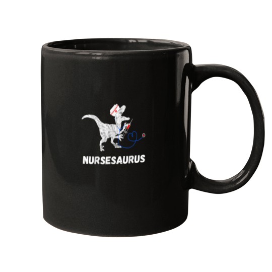 Discover Nurse Dinosaurs Clinical RN Funny Nursing Dino Doctor TRex Mugs