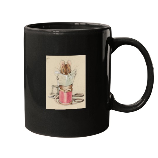 Discover Mouse on a bobbin Mugs