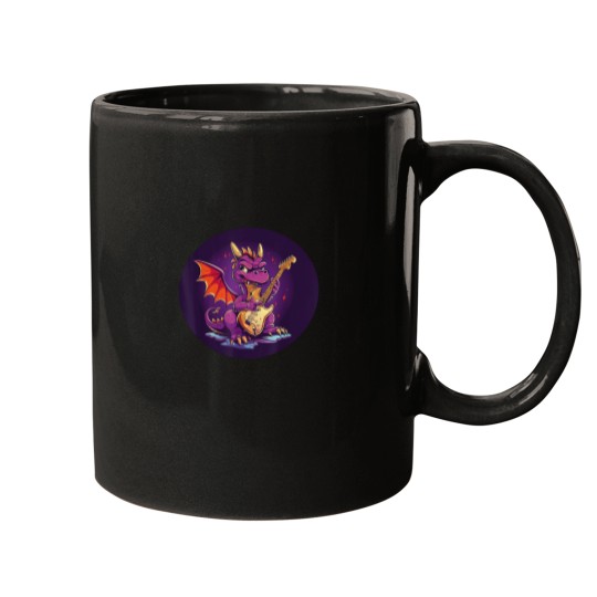 Discover Pretty Dragon Guitar Costume for Boys and Girls Mugs