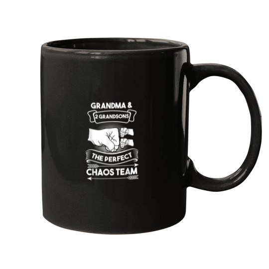 Discover grandma 2 grandsons the perfect grandmother grandsons Mugs