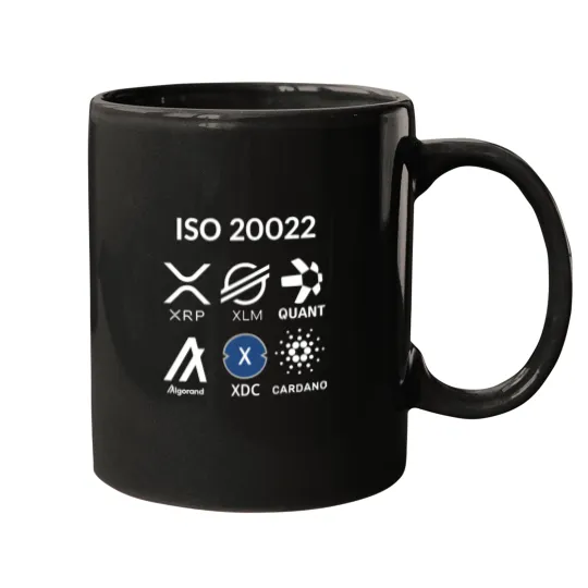 Discover ISO 20022 Quant XRP XLM XDC ADA ALGO Mugs