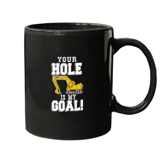 Discover Your Hole is My Goal Mugs