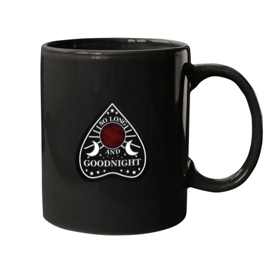 Discover ‘So Long And Goodnight’ Planchette Sticker Mugs