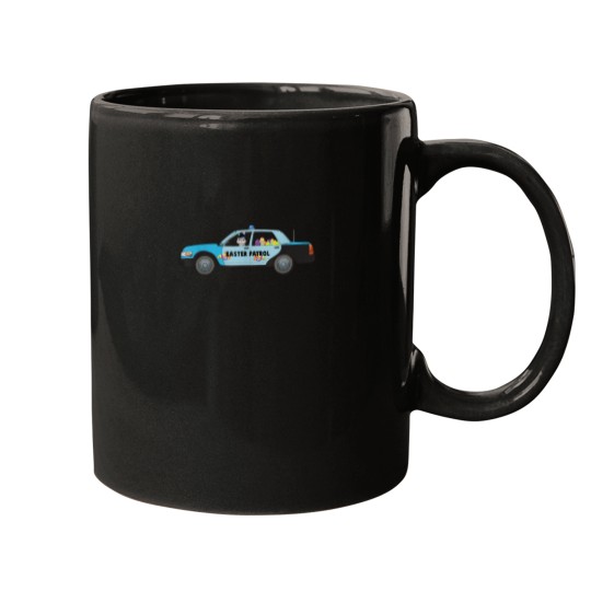 Discover Easter Police Eggs Boys Girls Bunny Rabbit Cruiser Mugs