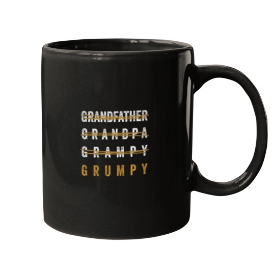 Discover Funny Pun Grandfather Humor Grandpa Joke Grumpy Essential Mugs