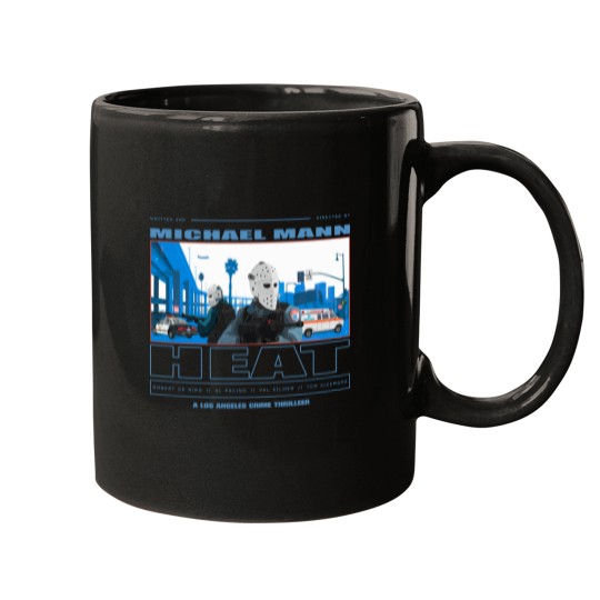 Discover Heat Movie Graphic Mugs, Michael Man 90s Action Film Memorabilia, 1995 Heat Movie Mugs Mugs