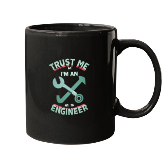 Discover Trust me I_m an ENGINEER, amazingActive Mugs