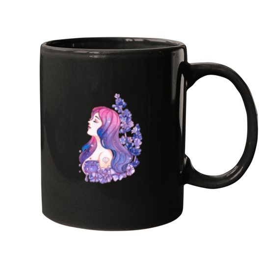 Discover Lavender tea illustration Active Mugs