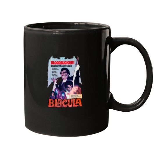 Discover Blacula Exclusive Poster Halloween T-Shirt Mugs