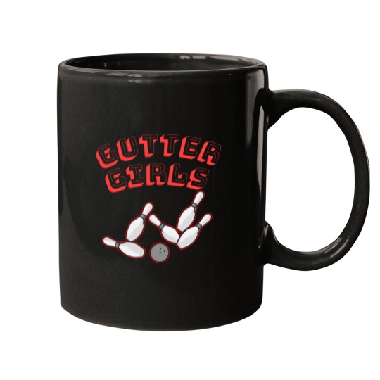 Discover Gutter Girls Bowling Team Mugs