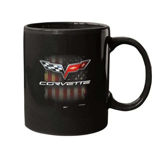 Discover C6 Logo & American Flag Mugs -  C6 Mugs