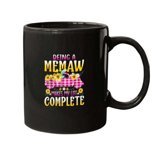 Discover Being A Memaw Makes My Life Complete Sunflower Truck Mugs