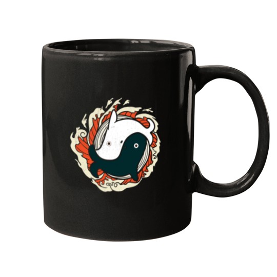 Discover Yin Yang Whales Animal Mugs