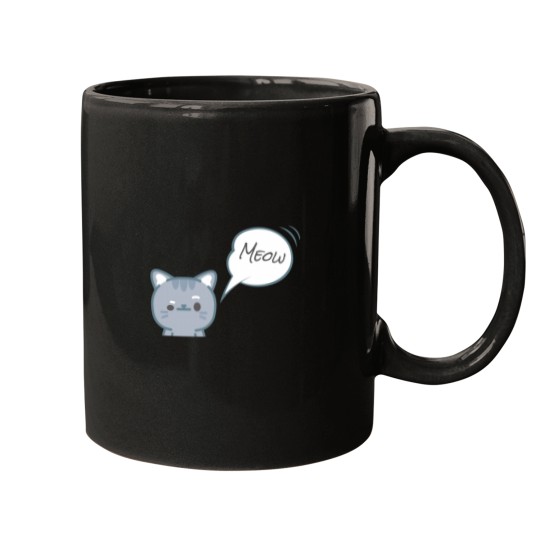 Discover Cat 2 Sticker Mugs