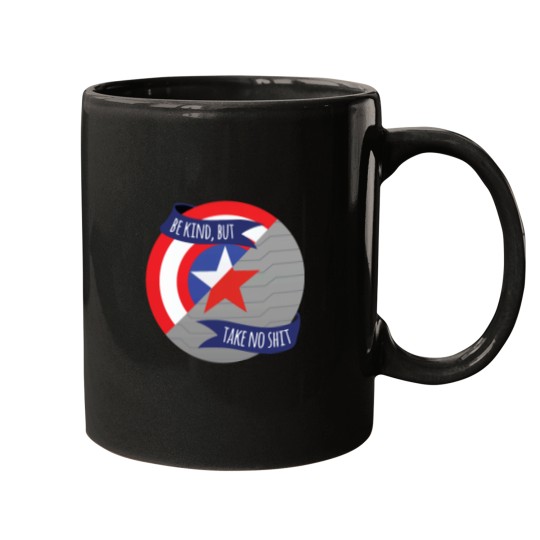 Discover Be Kind But Take No Shits Stevebucky Mugs