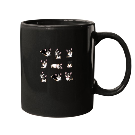 Discover Kawaii Corgi Tri Color Mugs