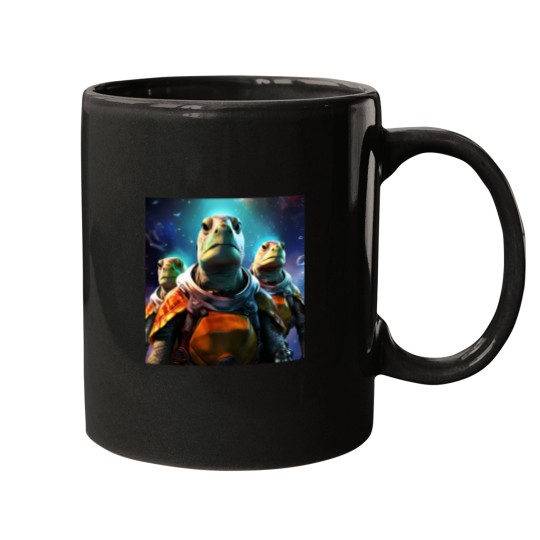 Discover Space Turtles Mugs