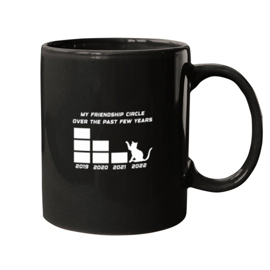 Discover Funny Cat Friendship Circle Over The Past Years Existential Essential Mugs