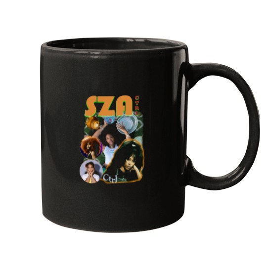 Discover Vintag  SZA Rapper 90s you may say i'm a dreamer Mugs