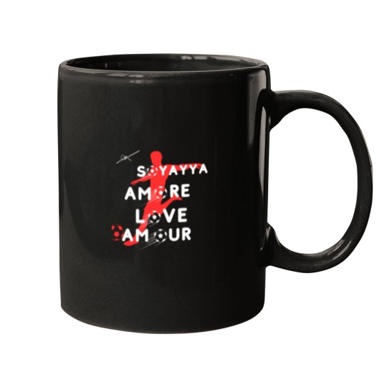 Discover football (soccer) Mugs