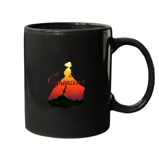 Discover Gabriella Name Art Gabriella Name Art Mugs