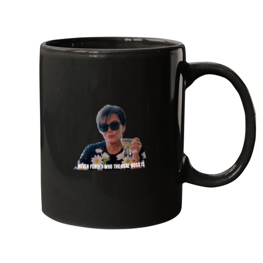 Discover Kris Jenner THE BOSS Greeting Card Mugs