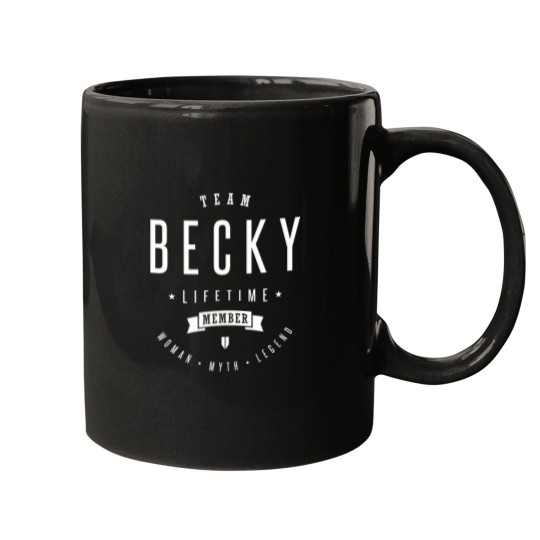 Discover Becky Mugs