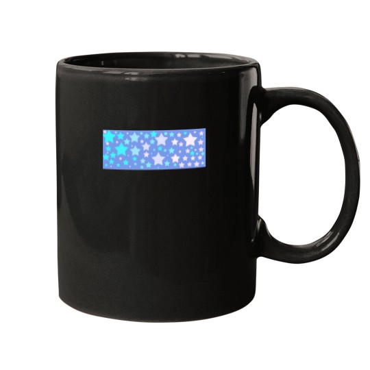 Discover Blue stars T-Shirt Mugs