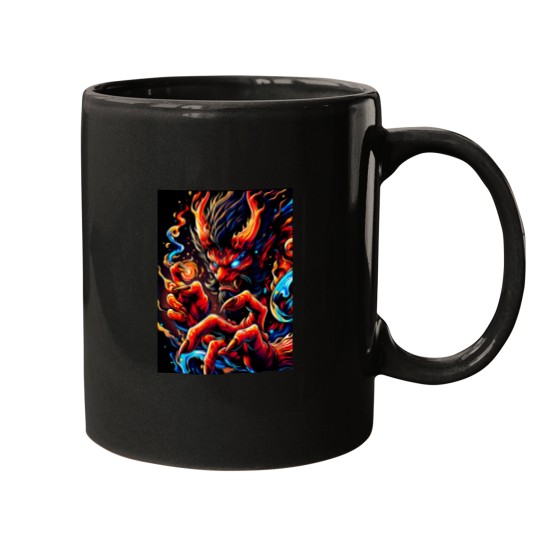 Discover fires monster Mugs